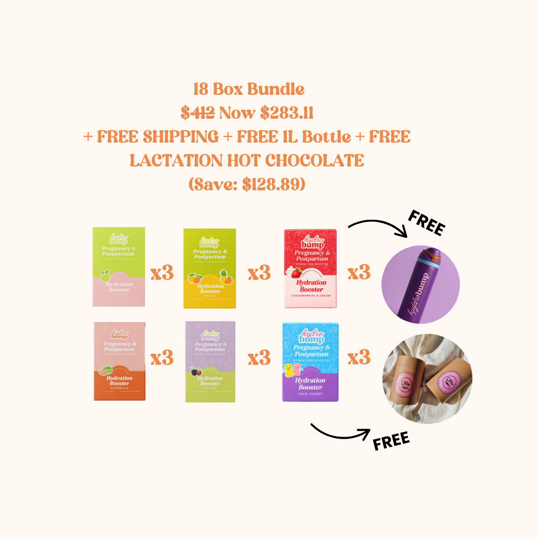 Discount Bundles Hydration Booster | Pregnancy, Breastfeeding & Postpartum Hydration Powder