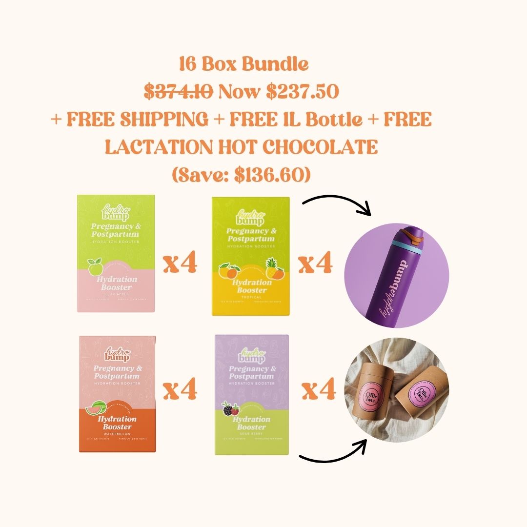 Discount Bundles Hydration Booster | Pregnancy, Breastfeeding & Postpartum Hydration Powder
