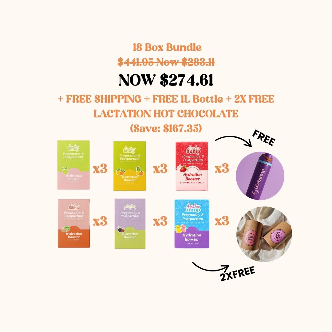 Discount Bundles Hydration Booster | Pregnancy, Breastfeeding & Postpartum Hydration Powder