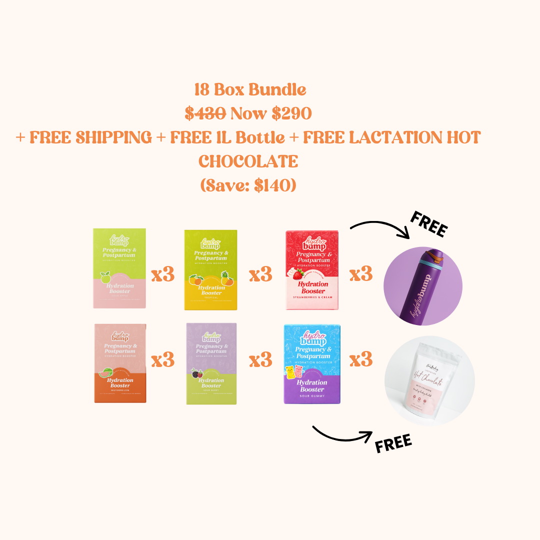 Discount Bundles Hydration Booster | Pregnancy, Breastfeeding & Postpartum Hydration Powder