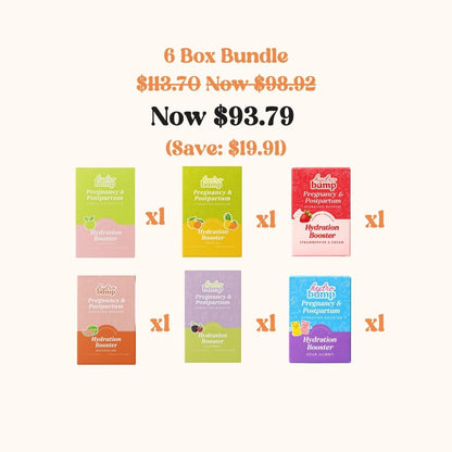 Discount Bundles Hydration Booster | Pregnancy, Breastfeeding & Postpartum Hydration Powder