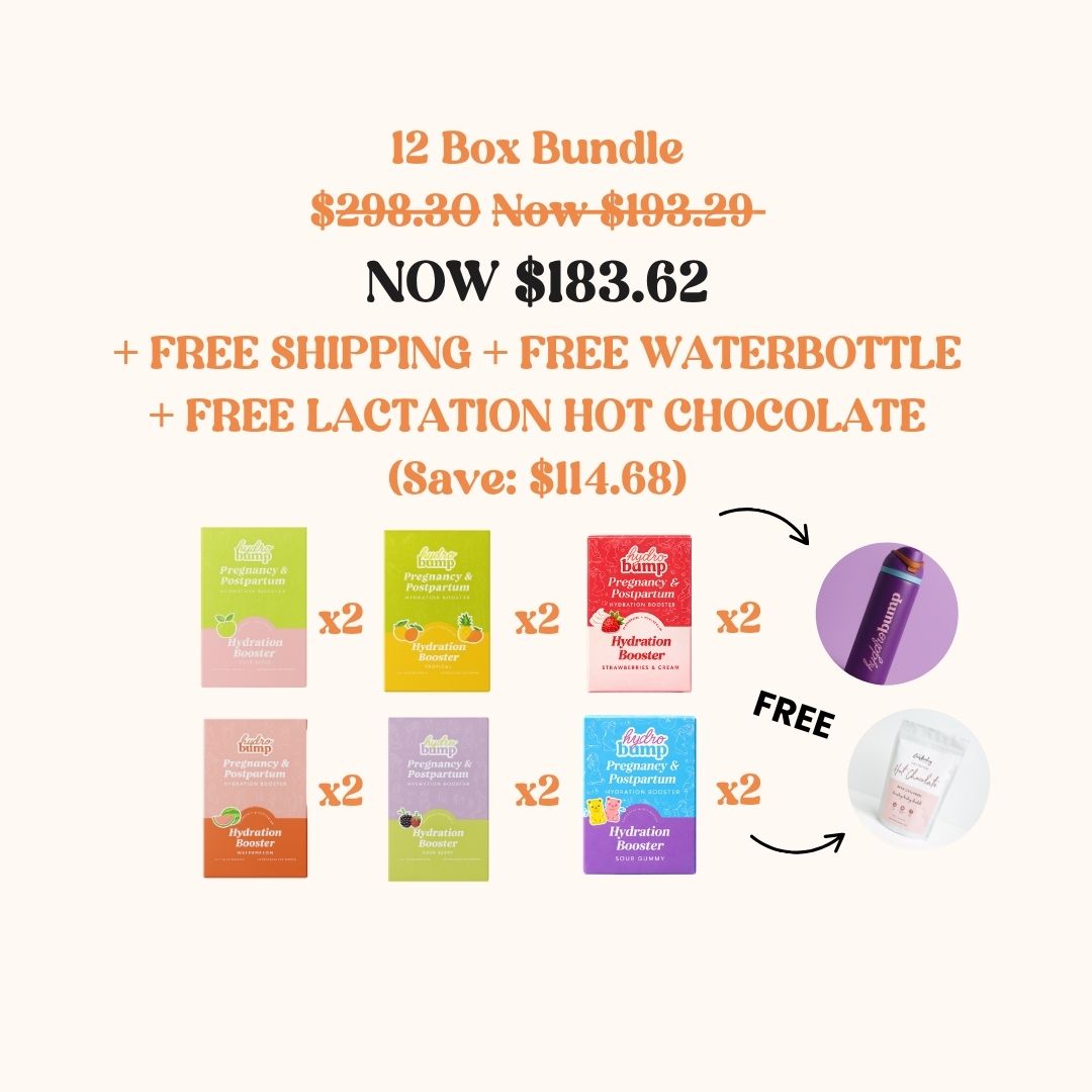 Discount Bundles Hydration Booster | Pregnancy, Breastfeeding & Postpartum Hydration Powder
