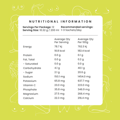 Tropical Hydration Booster | Pregnancy, Breastfeeding & Postpartum Hydration Powder