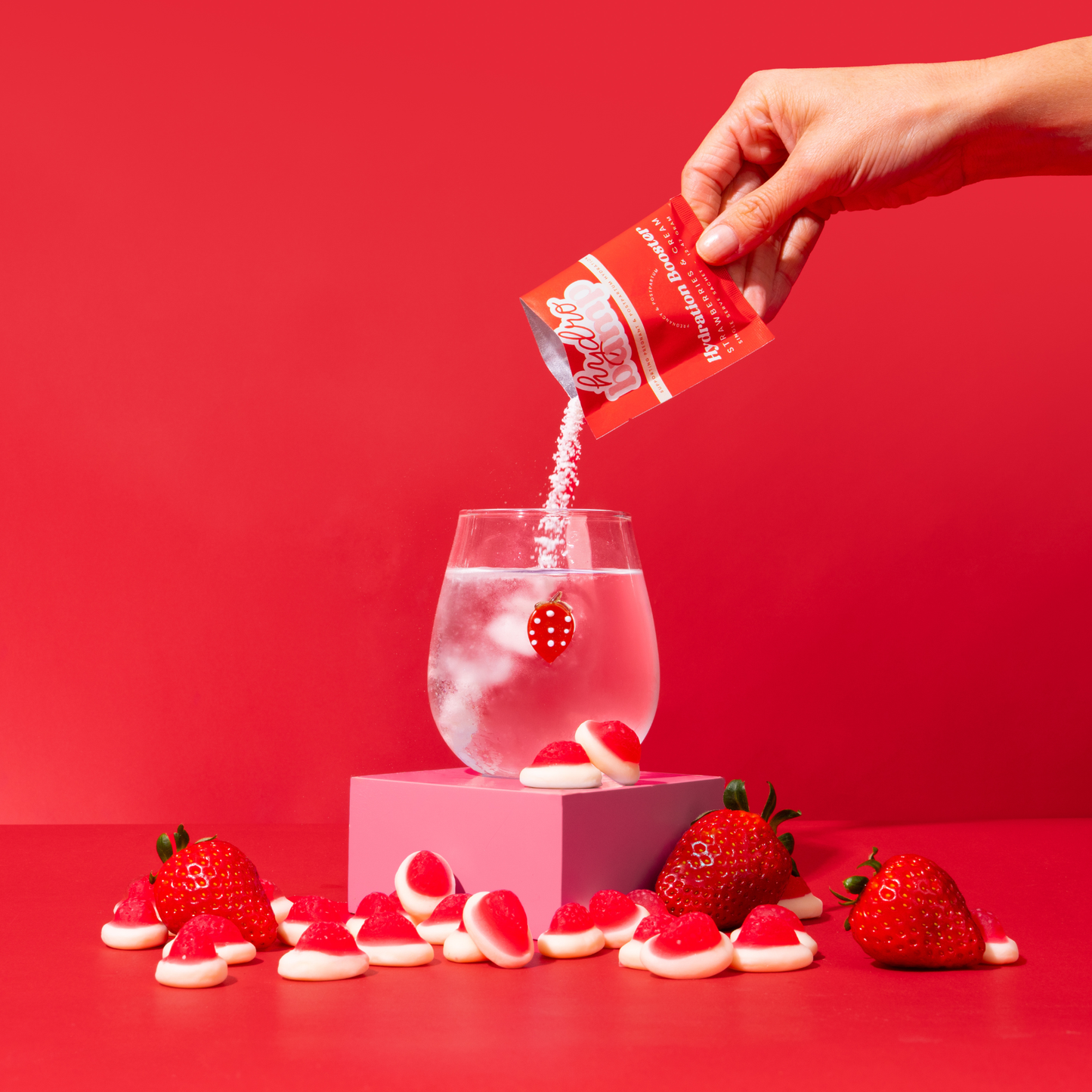 Strawberries and Cream Hydration Booster | Pregnancy, Breastfeeding & Postpartum Hydration Powder