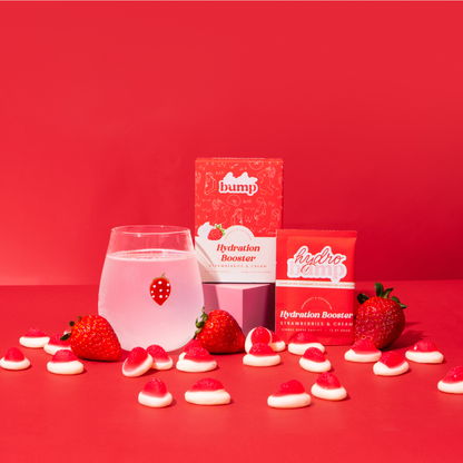 Strawberries and Cream Hydration Booster | Pregnancy, Breastfeeding & Postpartum Hydration Powder