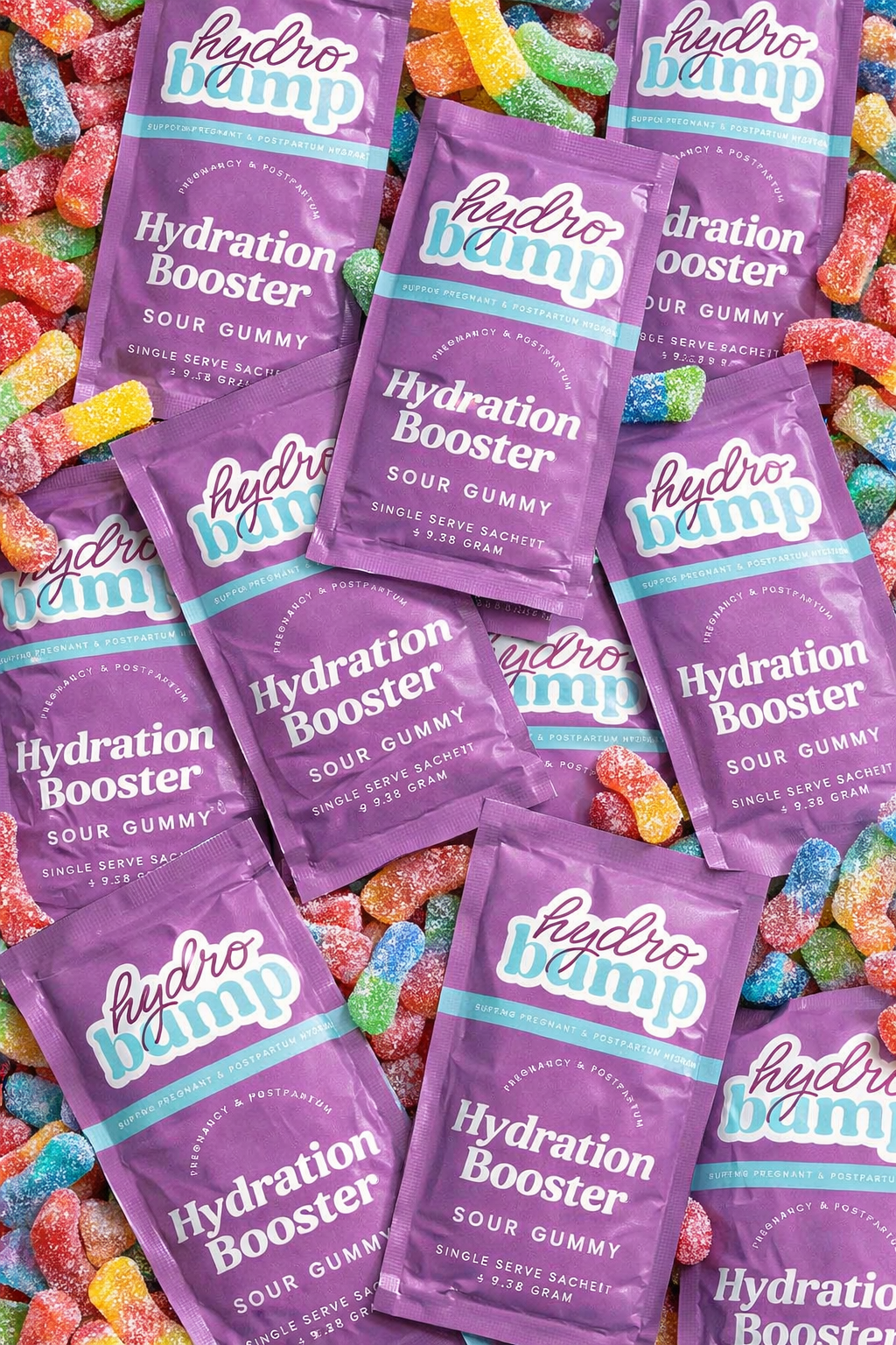 Sour Gummy Hydration Booster | Pregnancy, Breastfeeding & Postpartum Hydration Powder